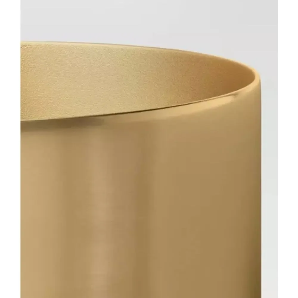 Tall Brass Vase Threshold Cylinder Bud Vase for Tabletop Watertight 11